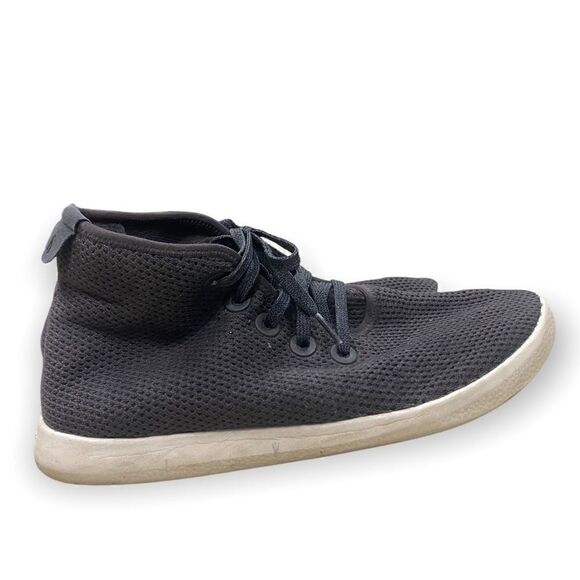 Allbirds Tree Topper TT High Top Sneaker mens Sz 9 Wool Lined Shoes Charcoal - Picture 1 of 6